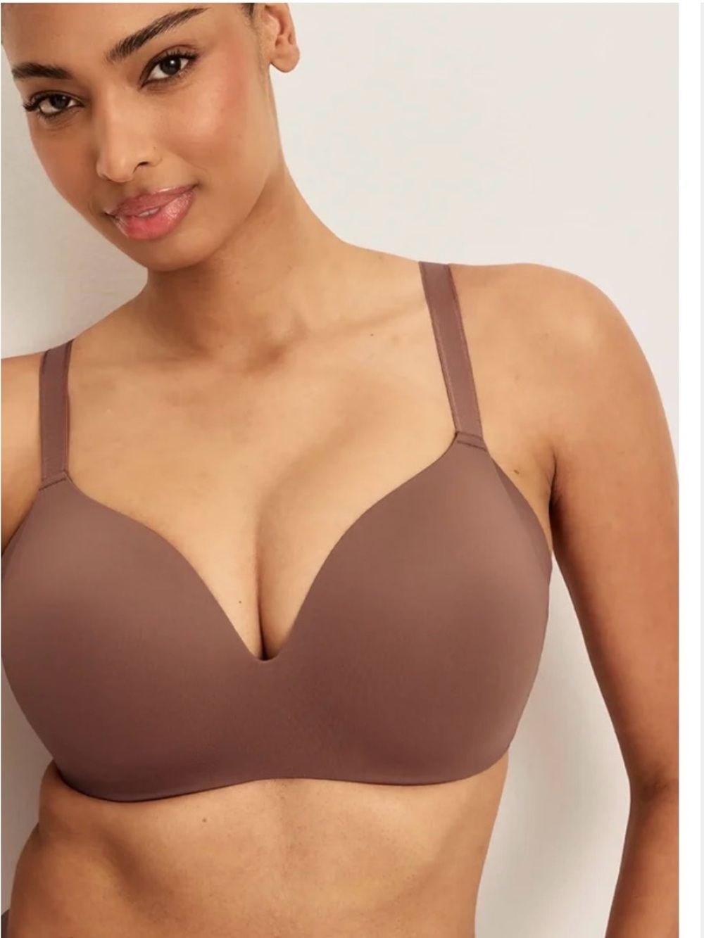 Knix Wingwoman in Chestnut Brown Bra